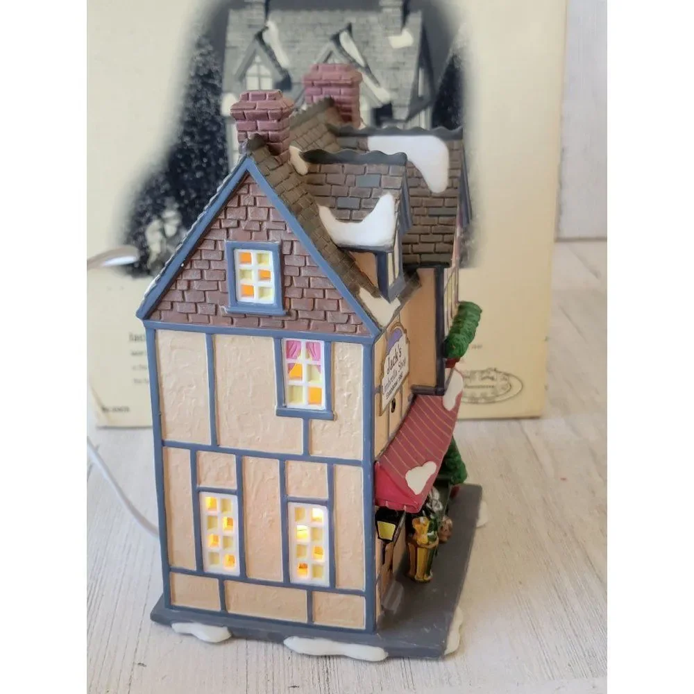Dept 56 05826 Jack's Umbrella Shop snow village‎ accessory Xmas
